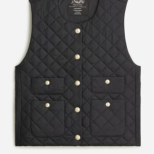 J.Crew Quilted lightweight Lady puffer vest